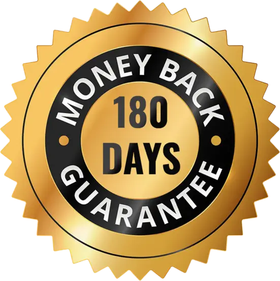 Glucovive 60-day money-back guarantee badge